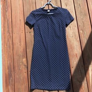 NWOT Old Navy blue polka dot dress